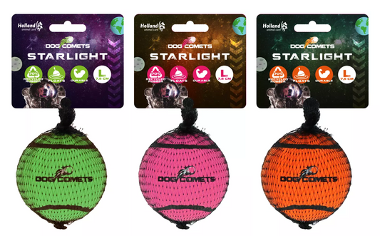 Dog Comets Starlight Tennisball