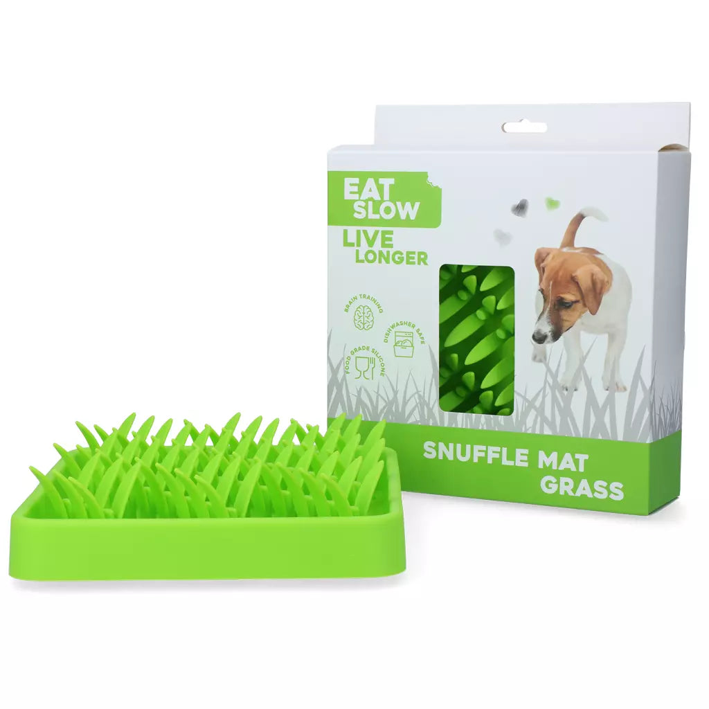 Eat Slow Live Longer Schnüffelmatte Gras