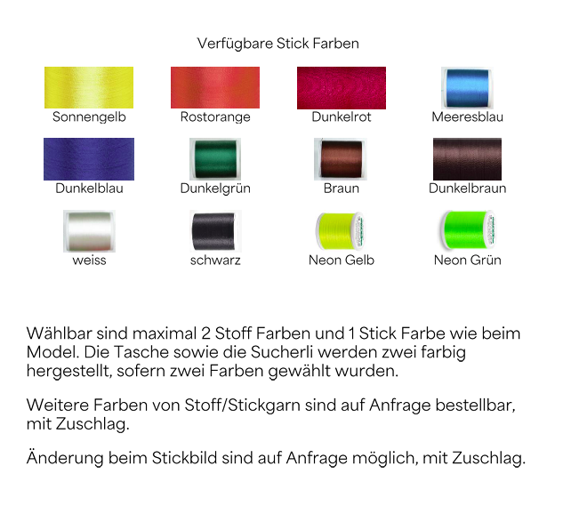 Personalisierte Sucherlibeutel mit 5 Sucherli