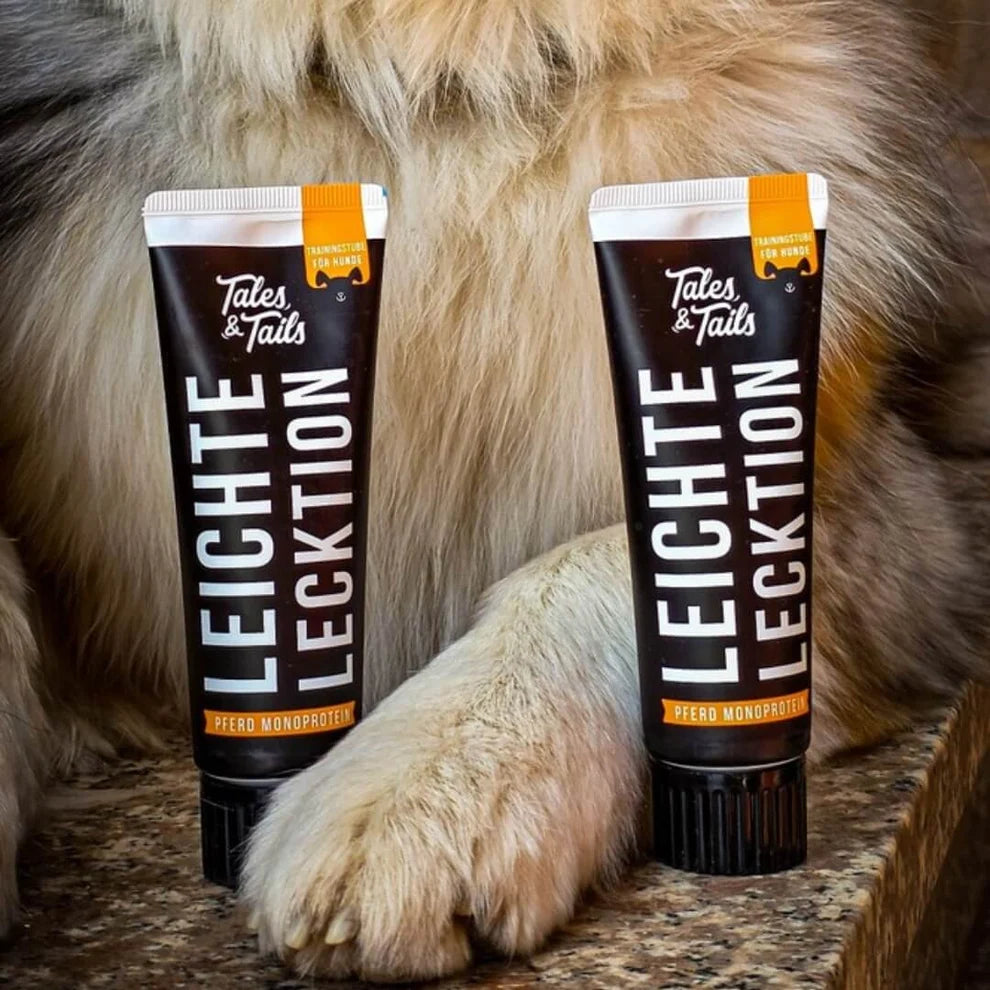 Leichte LeckTion - Futtertube für Hunde mit Pferd