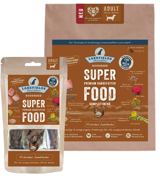 SUPERFOOD Huhn für kleine Hunde