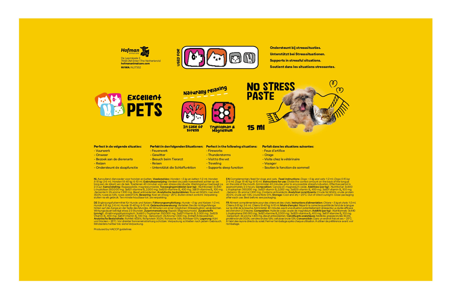 Excellent Pets No Stress Paste 15 ml