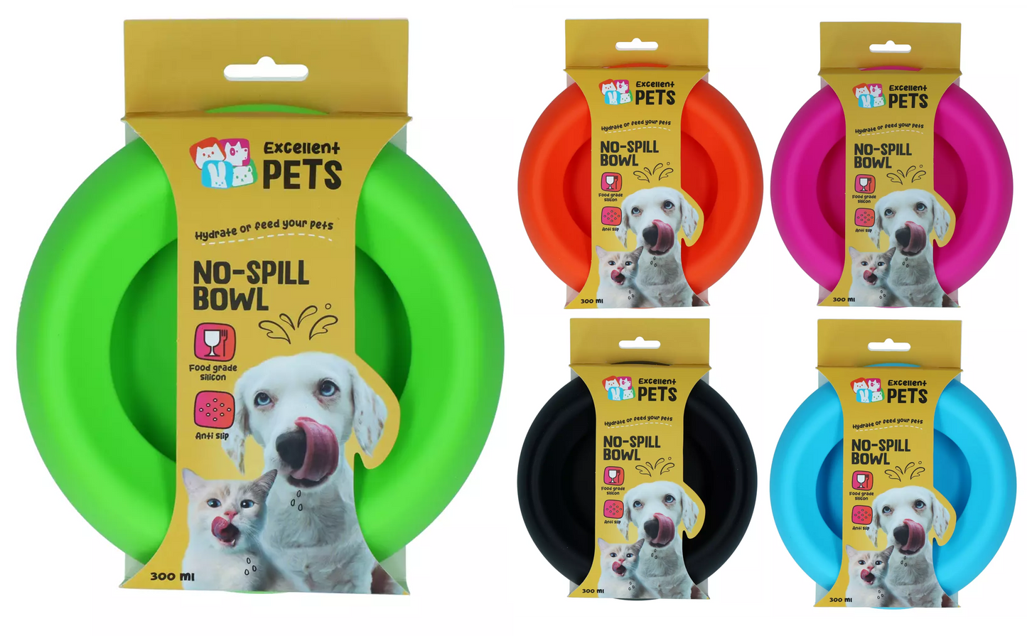 Excellent Pets No-Spill Bowl 300ml S