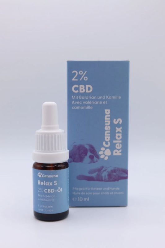 Cansuna Relax S, CBD Öl für Hunde und Katzen