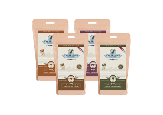 Sortenmix Trockenfleisch-Menü für kleine Hunde