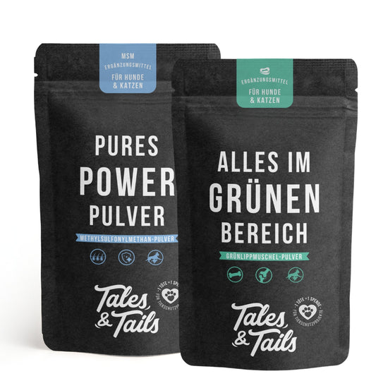 MSM und Grünlippmuschelpulver
