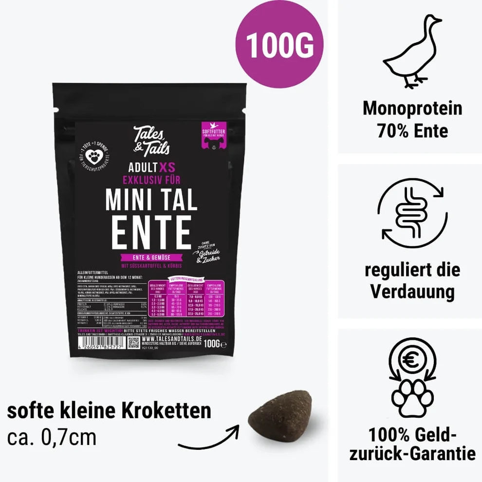 Exklusiv für Mini TalEnte - kleine Kroketten