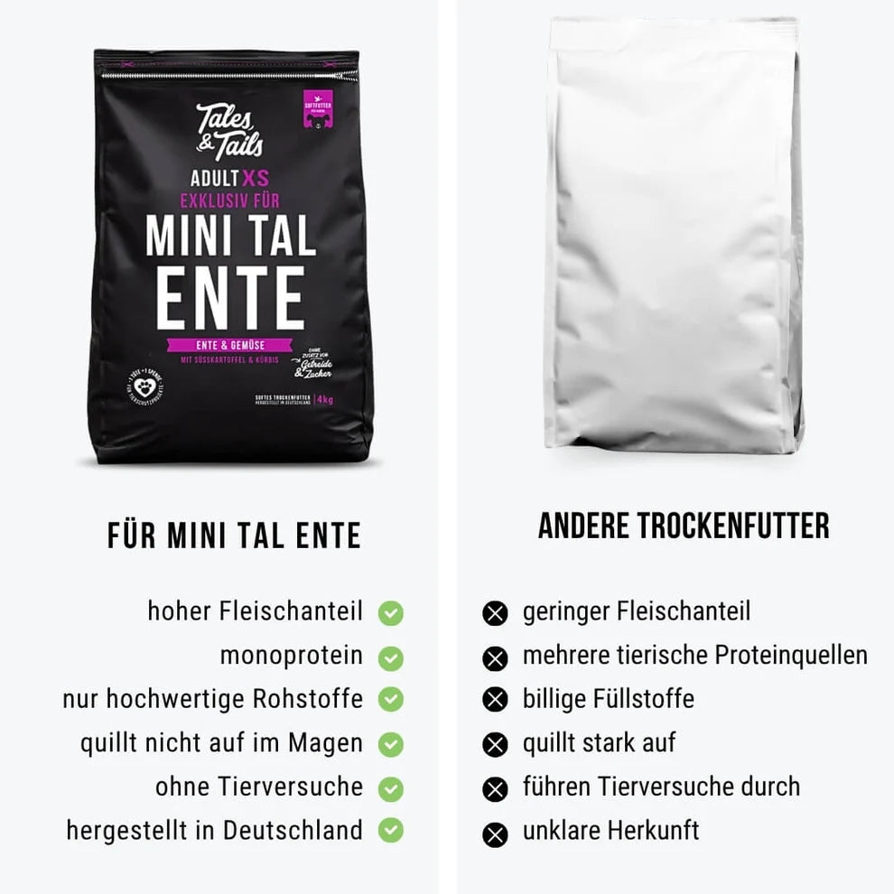 Exklusiv für Mini TalEnte - kleine Kroketten