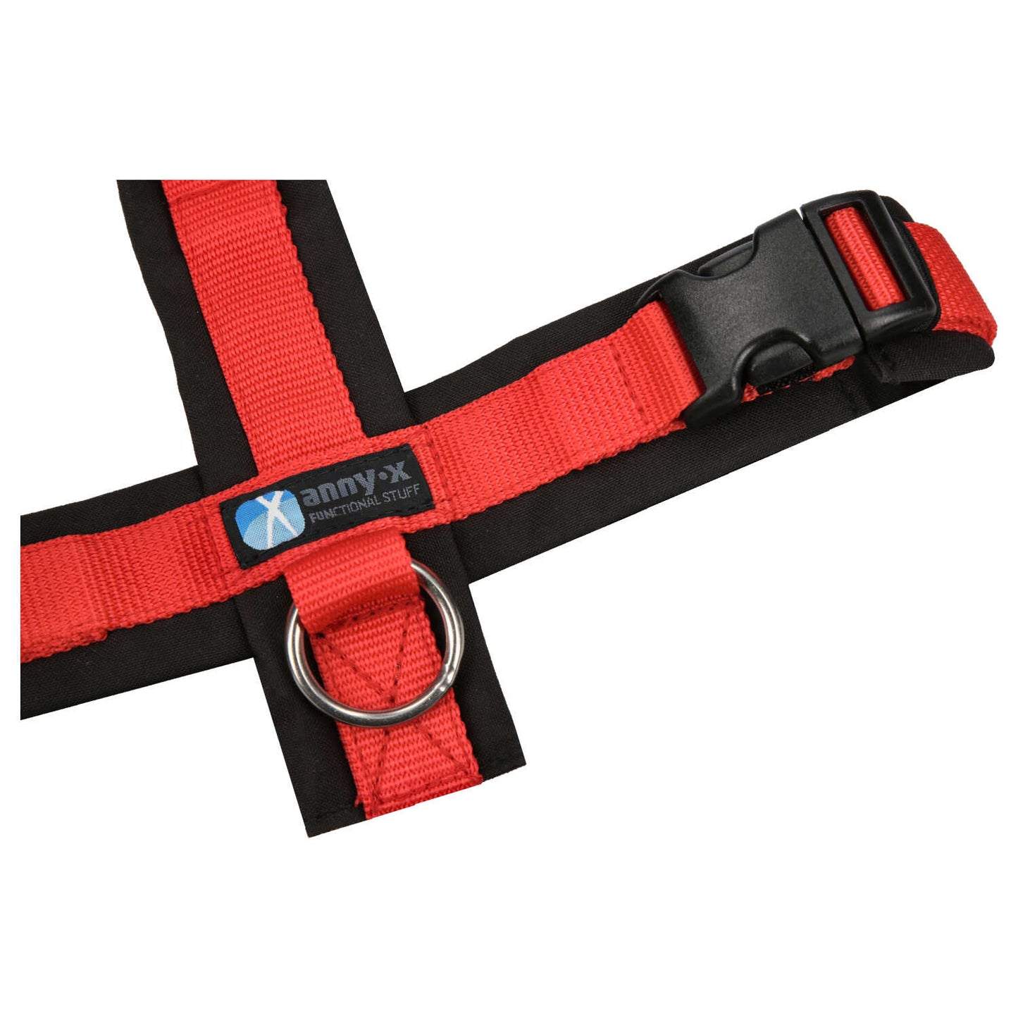 anny-x Brustgeschirr Fun schwarz/ rot