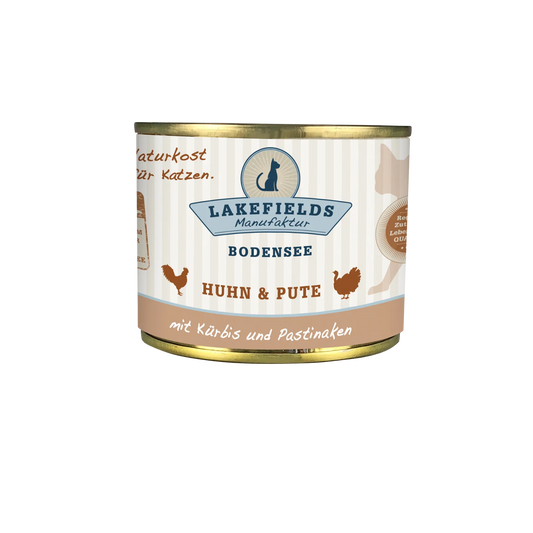 Dosenfleisch-Menü Huhn und Pute