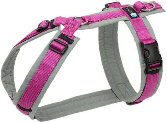 anny-x Brustgeschirr Fun grau/ pink
