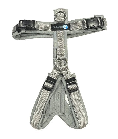 anny-x Brustgeschirr Fun grau/ silber