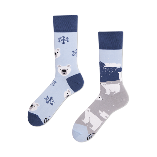 Polar Bear Socken by Many Mornings