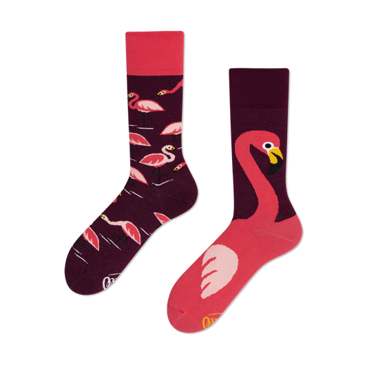 Pink Flamingo Socken by Many Mornings