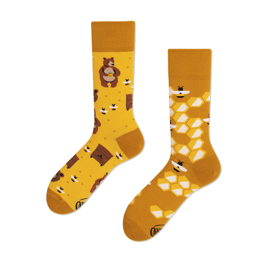 Honey Bear Socken by Many Mornings