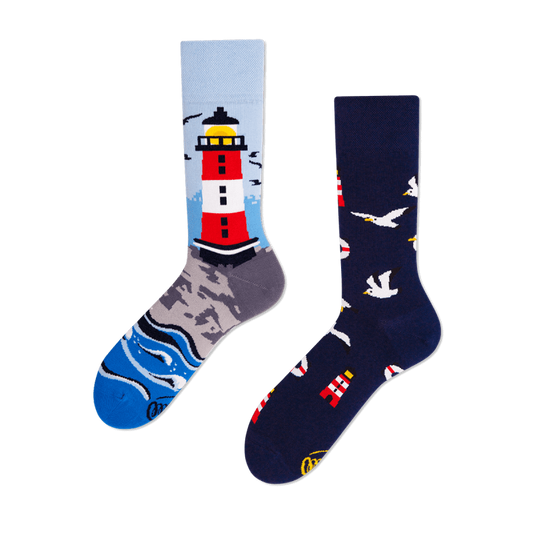 Nordic Lighthouse Socken by Many Mornings