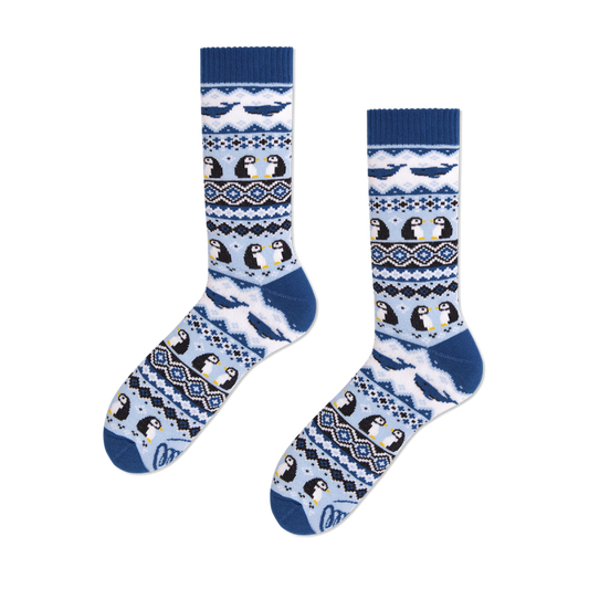 Ice Penguin Socken by Many Mornings