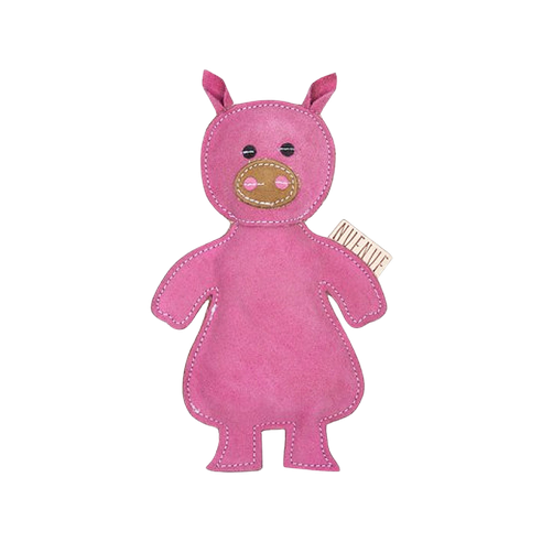 Lederspielzeug Schwein