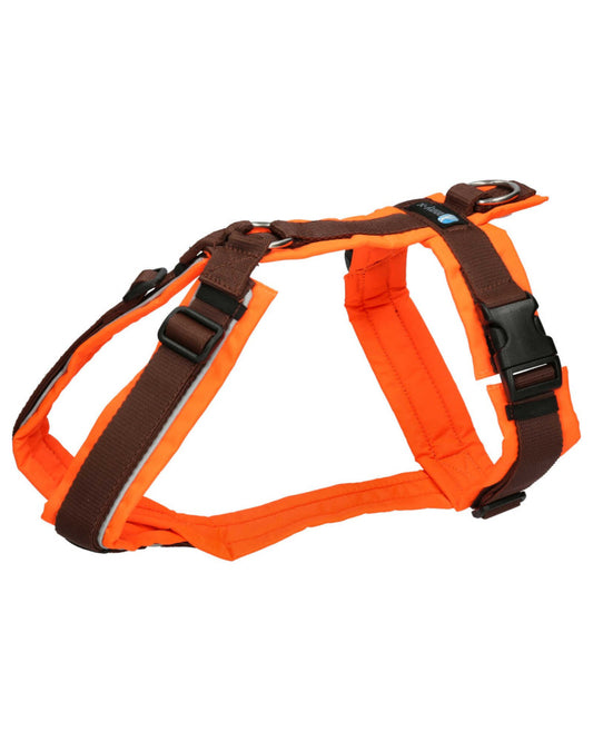 anny-x Brustgeschirr Protect leuchtorange/ braun