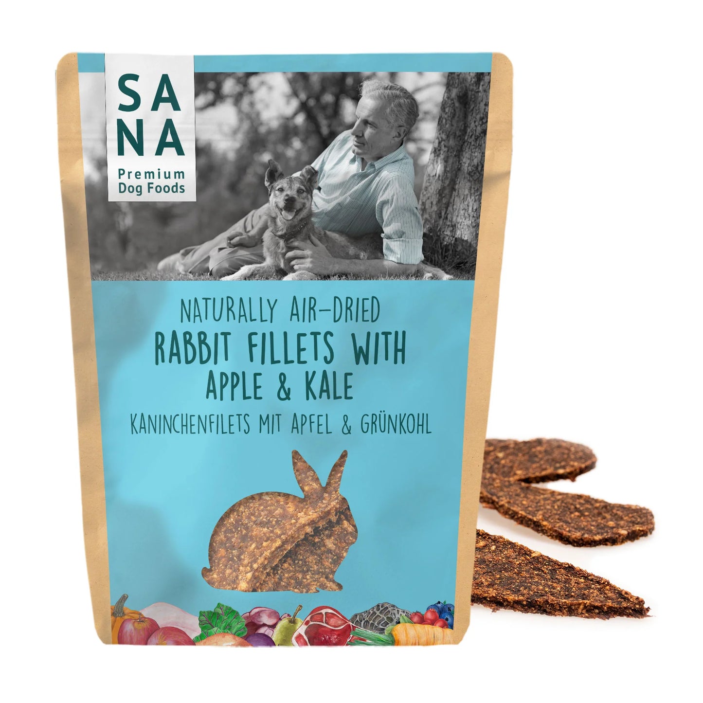 SANA Dog Kaninchenfilets mit Apfel und Grünkohl