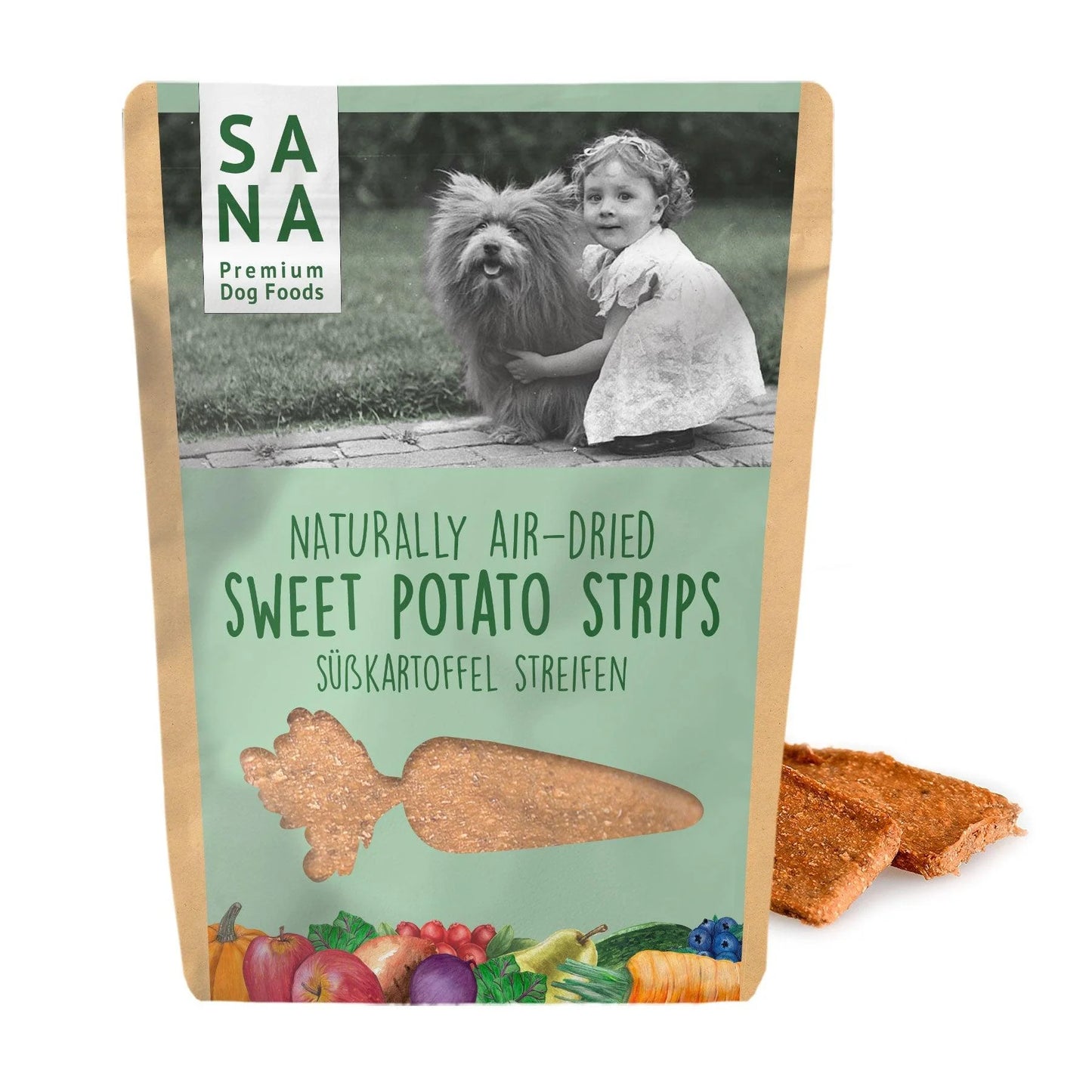 SANA Dog Veggie Streifen Süßkartoffel