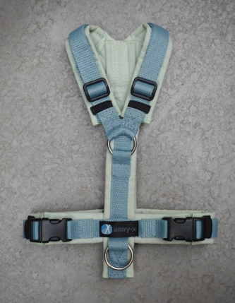 anny-x Brustgeschirr Fun salbei/taubenblau