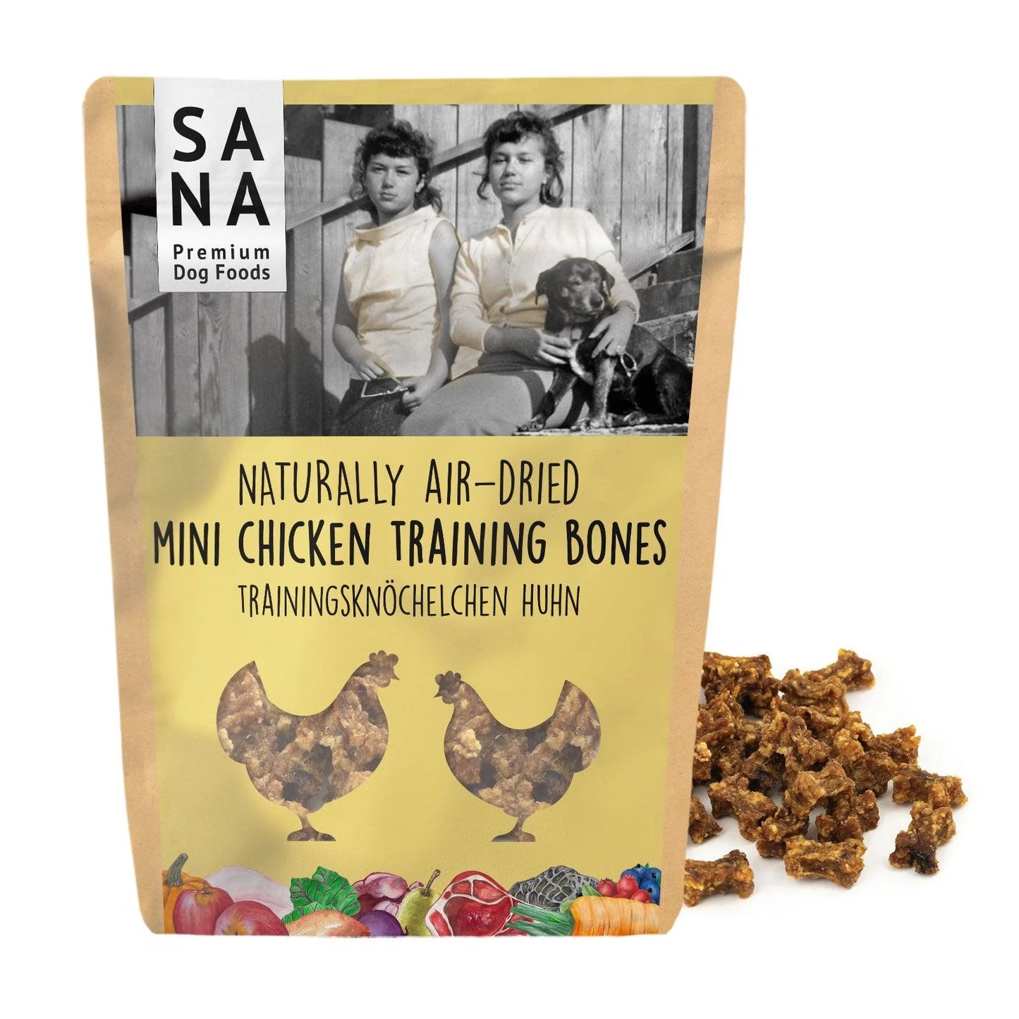 SANA Dog Trainingsknöchelchen Huhn